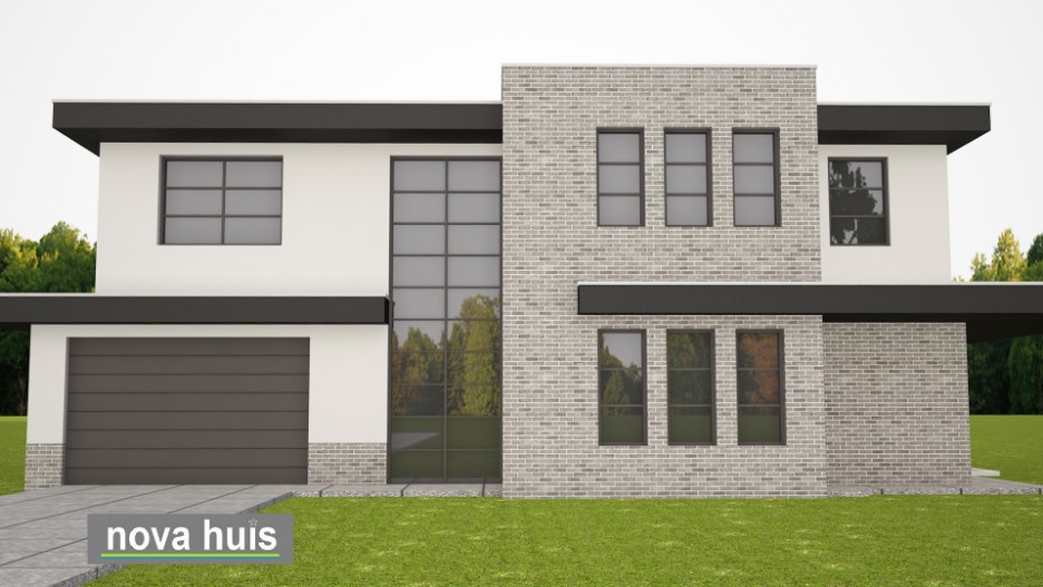 NOVA HUIS K241 moderne kubistische villa inspirerd by frank lloyd wright energieneutraal