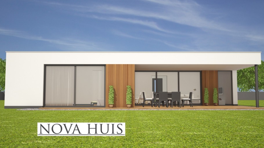 A124 NovaHuis levensloopbestendig bungalow gelijkvloers Staalframebouw Nederland