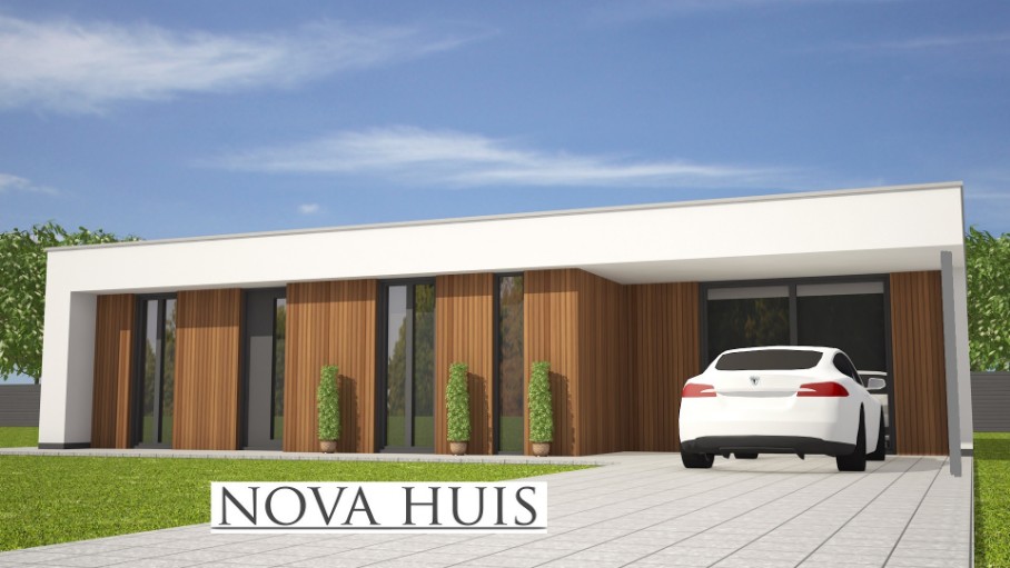 A124 NovaHuis levensloopbestendig bungalow gelijkvloers Staalframebouw Nederland