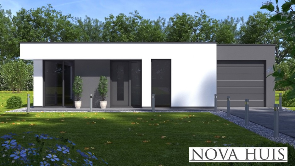 A151 NOVAHUIS energieneutrale bungalow bouwen met staalframe ATLANTA MBS