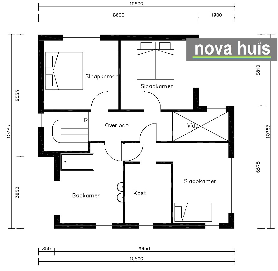 Energieneutrale kubistische moderne villa met flexibele indeling duurzame onderhoudsarme materialen M5