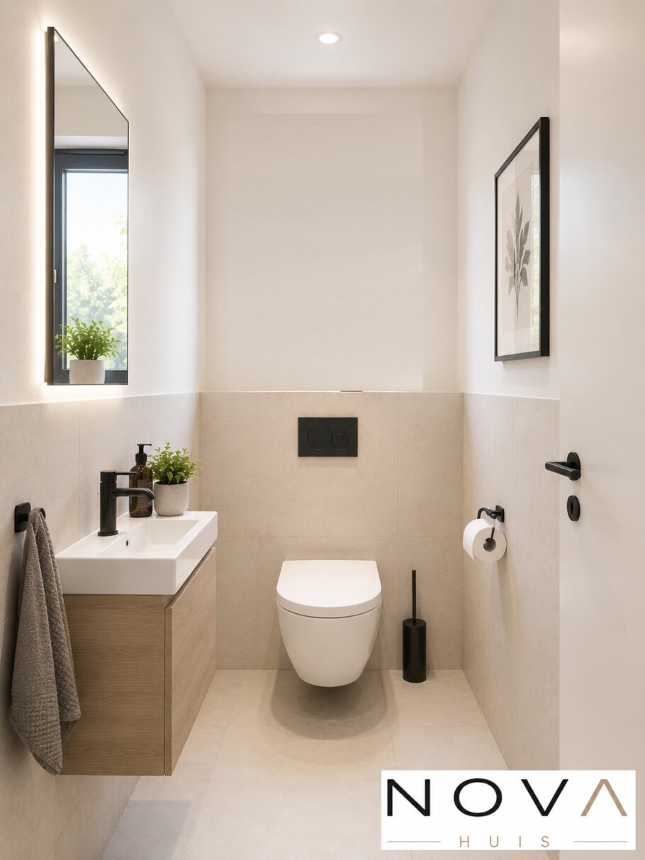 Modern interieur van levensloopbestendige woning A-154 met luxe leefkeuken en veel daglicht