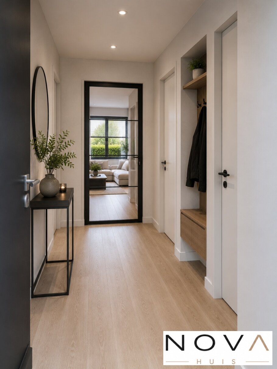 Modern interieur van levensloopbestendige woning A-154 met luxe leefkeuken en veel daglicht