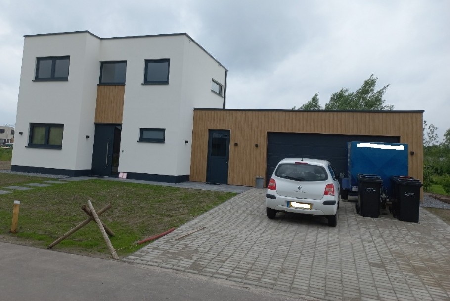 NOVAHUIS K391 moderne kubistische energieneutrale levensloopbestendige woning Staalframebouw