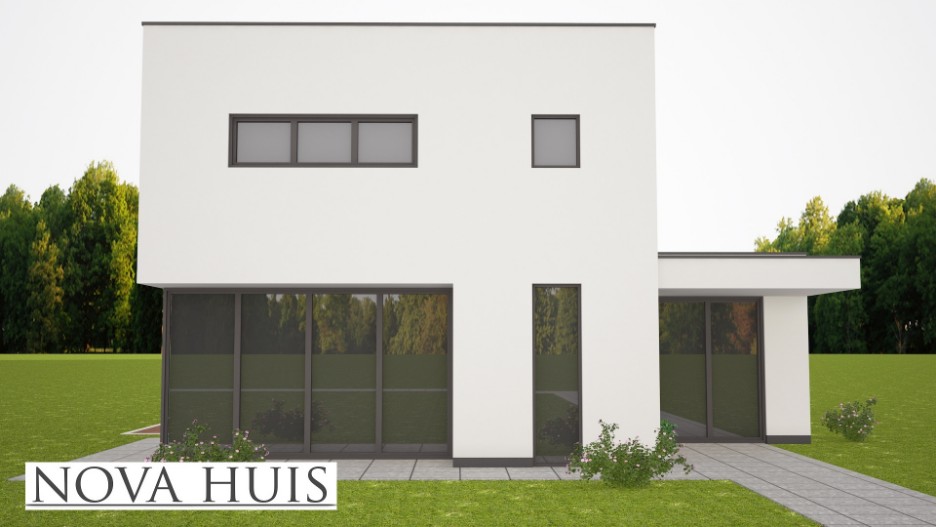 Moderne gelijksvloerse woning levensloopbestendig kleine verdieping NOVA-HUIS K233