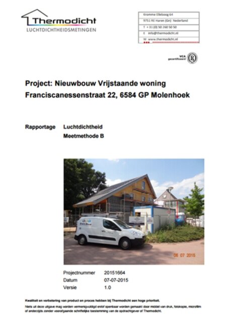 bekijk de passief gebouwde woning met staalframe 