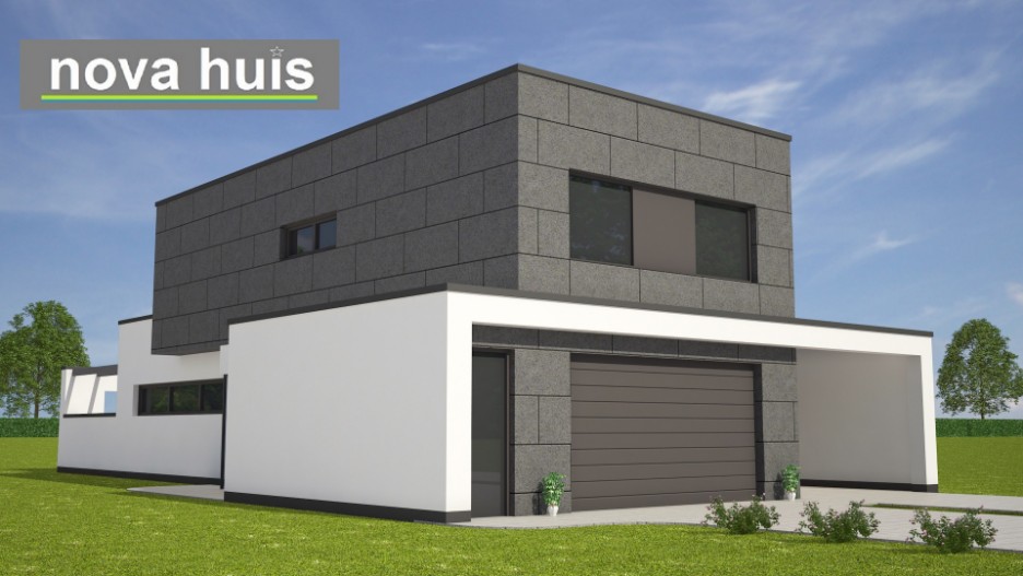 Mooie moderne bouwstijl kubistisch ontwerp NOVA-HUIS K140 energiearm of passief ontwerpen en bouwen Mooie moderne bouwstijl kubistisch ontwerp NOVA-HUIS K140 energiearm of passief ontwerpen en bouwen