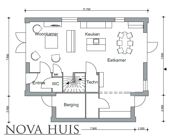 NOVA-HUIS  Schuurwoning met kap energieneutraal passief ontwerpen en bouwen M80 