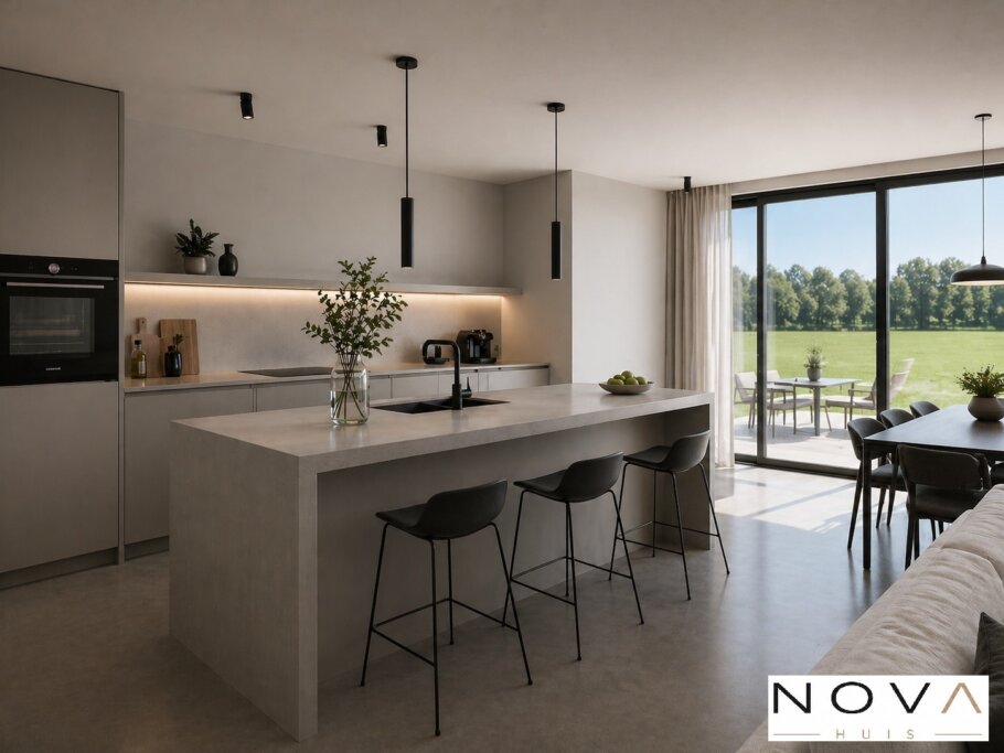 NOVA HUIS 2026 type K129 strakke schuurwoning interieur inspiratie foto's printerest instagram
