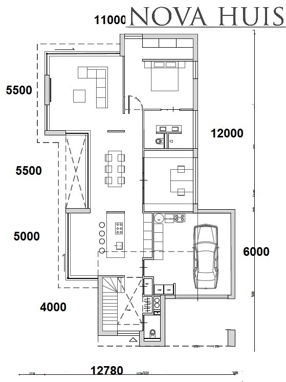NOVA-HUIS 347 moderne levensloopbestendige woning staalframebouw 