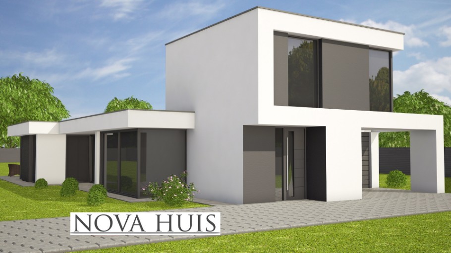 NOVA-HUIS 347 moderne levensloopbestendige woning staalframebouw Nederland