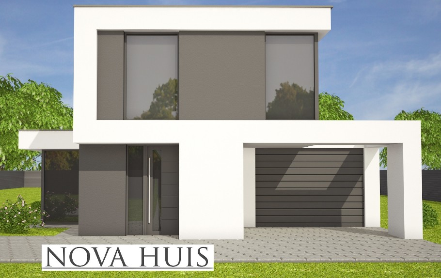 NOVA-HUIS 347 moderne levensloopbestendige woning staalframebouw Nederland