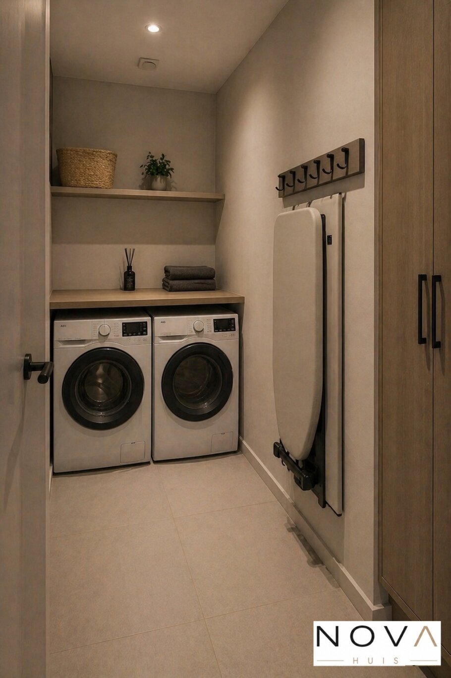 NOVAHUIS  type A150 interieur foto moderne woonkamer keuken badkamer slaapkamer