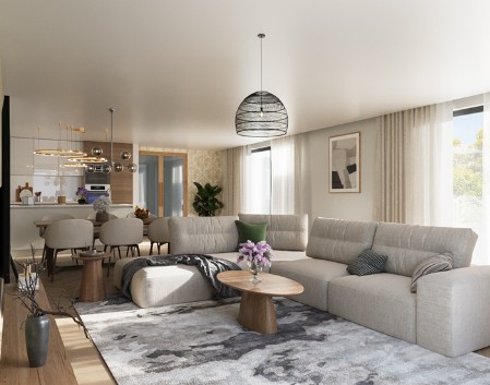 NOVA HUIS A178 bungalow met plat dak en grote berging staalframebouw Nederland (