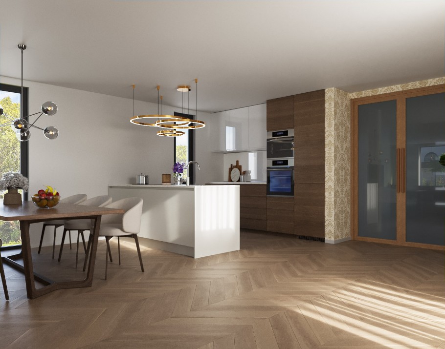 NOVA HUIS A178 bungalow met plat dak en grote berging staalframebouw Nederland (