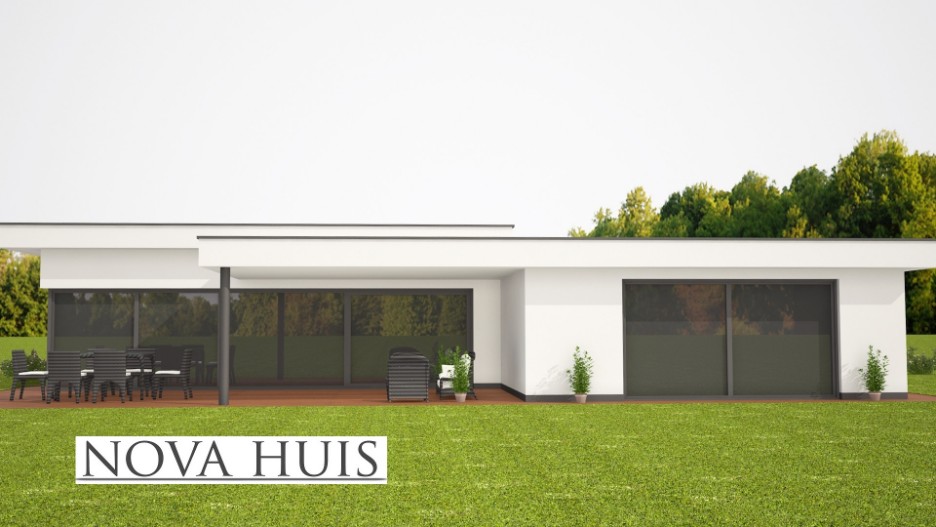 NOVA HUIS A 98 moderne levensloopbestendige bungalow energieneutraal warmtepomp hoge plafonds