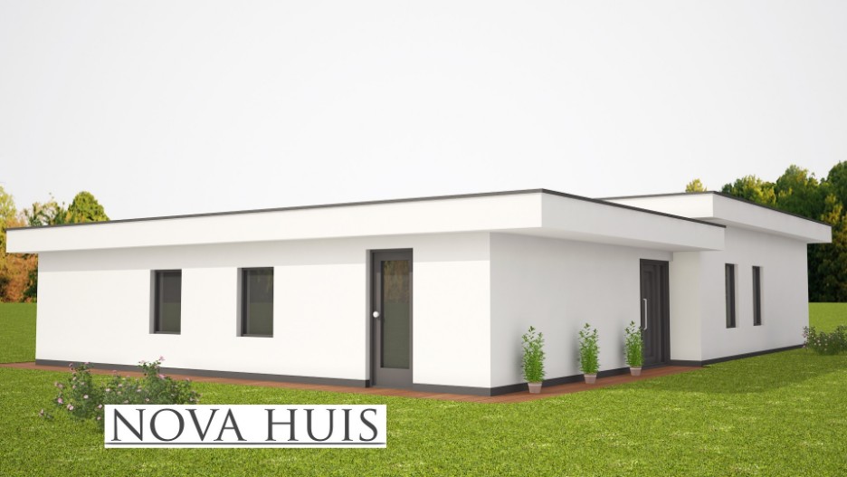 NOVA HUIS A 98 moderne levensloopbestendige bungalow energieneutraal warmtepomp hoge plafonds