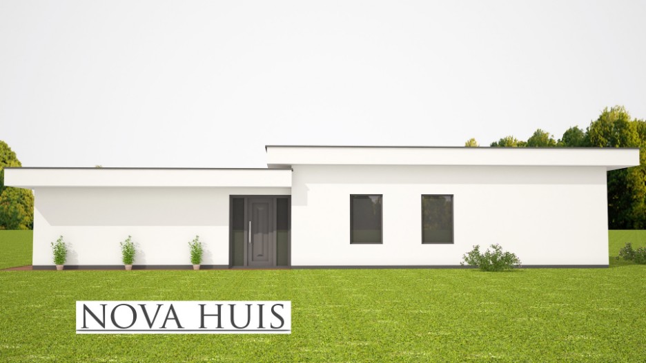 NOVA HUIS A 98 moderne levensloopbestendige bungalow energieneutraal warmtepomp hoge plafonds