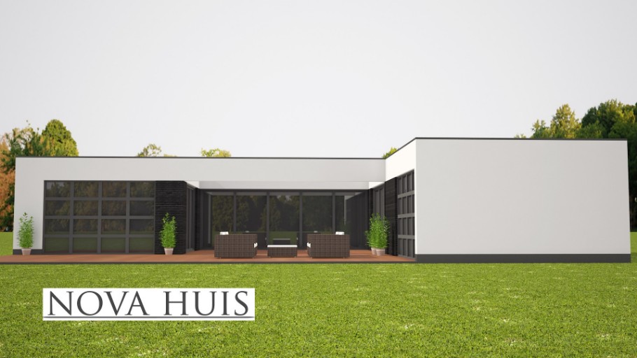 NOVA-HUIS A104 Patiobungalow levensloopbestendige woning staalframebouw Nederland 