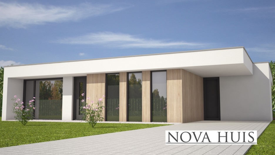 NOVA-HUIS A107 levensloopbestendige woningen casco met Staalframebouw van ATLANTA MBS