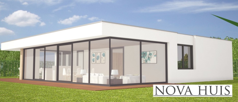 NOVA-HUIS A107 levensloopbestendige woningen casco met Staalframebouw van ATLANTA MBS