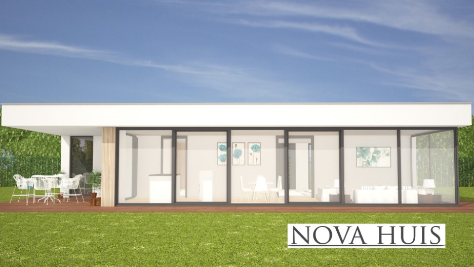 NOVA-HUIS A107 levensloopbestendige woningen casco met Staalframebouw van ATLANTA MBS