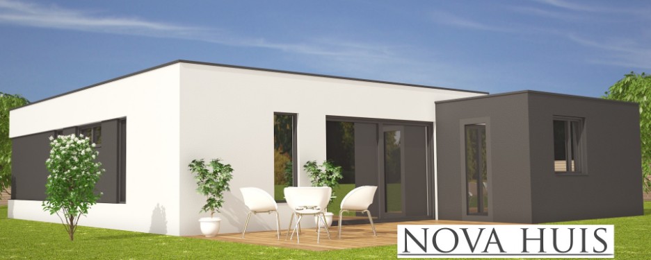 NOVA-HUIS A111 levensloopbestendige bungalow ontwerp en bouw ATLANTA  MBS Staalframebouw