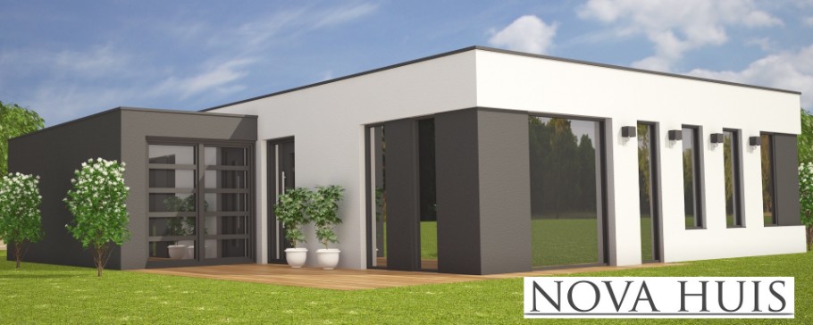 NOVA-HUIS A111 levensloopbestendige bungalow ontwerp en bouw Staalframebouw Nederland 