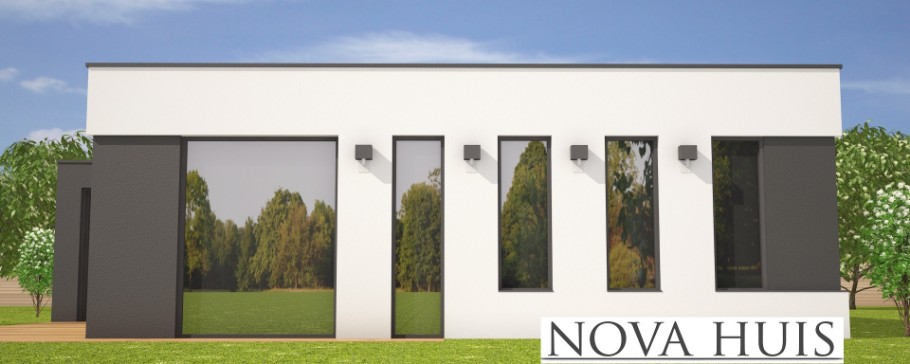 NOVA-HUIS A111 levensloopbestendige bungalow ontwerp en bouw Staalframebouw Nederland 