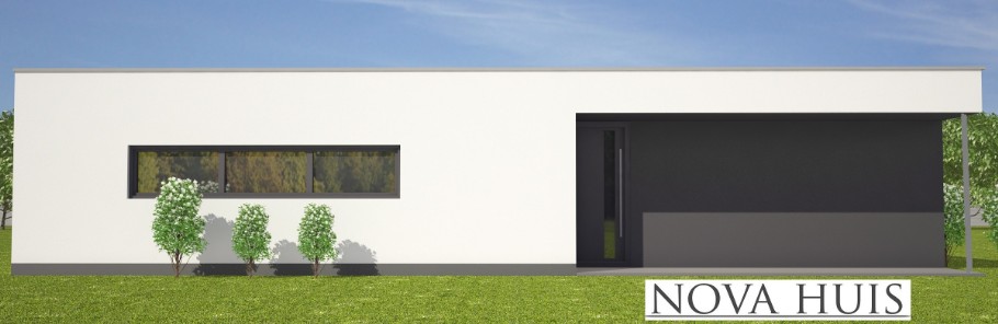 NOVA-HUIS A115 bungalow met slaapkamers levensloopbestendig  staalframebouw Nederland 