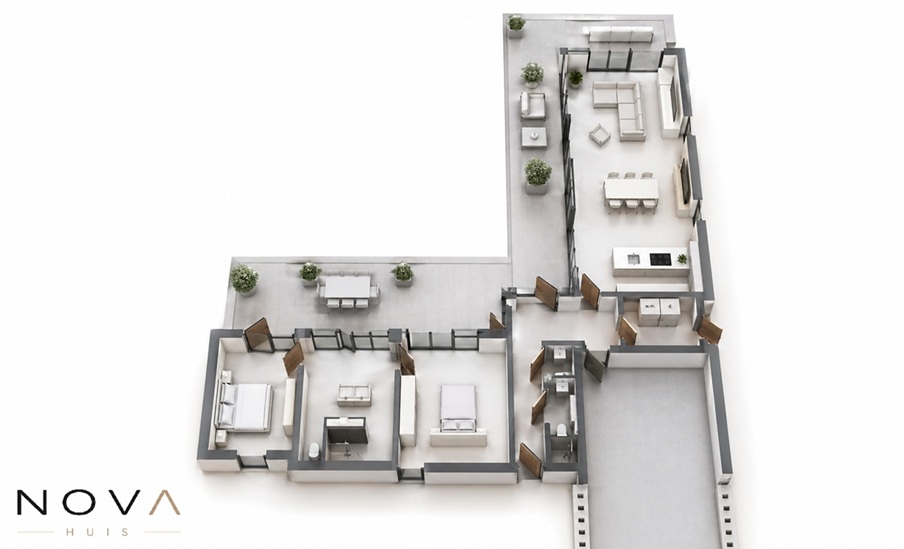 NOVA HUIS A168 interieur inspiratie renders foto's'printerest instagram