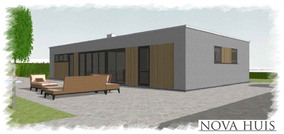 NOVA HUIS A198 levensloopbestendige bungalow met 3 slaapkamers en 2 badkamers NOVA HUIS A198 levensloopbestendige bungalow met 3 slaapkamers en 2 badkamers