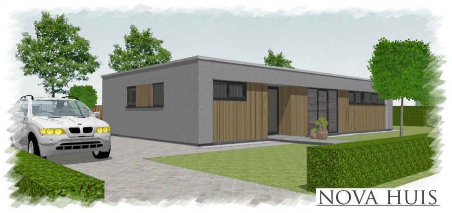 NOVA HUIS A198 levensloopbestendige bungalow met 3 slaapkamers en 2 badkamers NOVA HUIS A198 levensloopbestendige bungalow met 3 slaapkamers en 2 badkamers