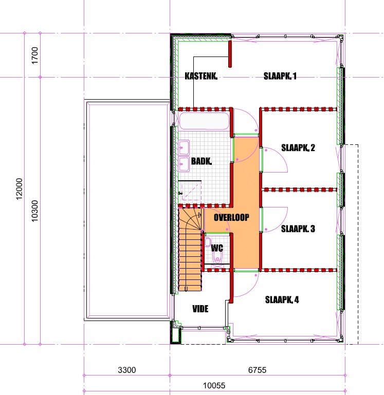 NOVA-HUIS K 364 moderne kubistische woning met garage