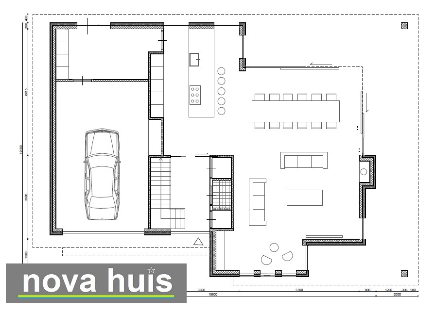 NOVA HUIS K241 moderne kubistische villa inspirerd by frank lloyd wright energieneutraal