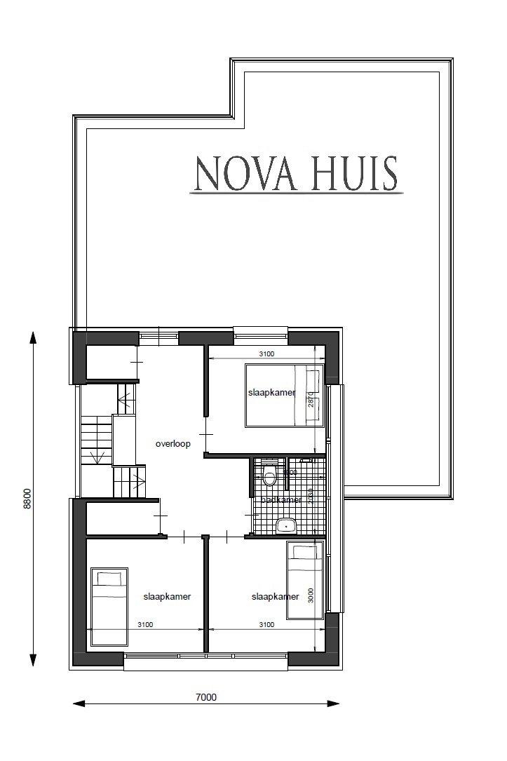 NOVA-HUIS K334 levensloopbestendige woning in ATLANTA MBS  Staalframebouw 