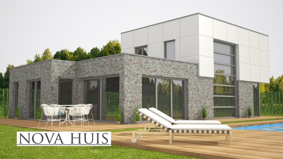 NOVA-HUIS K334 levensloopbestendige woning in Staalframebouw Nederland 
