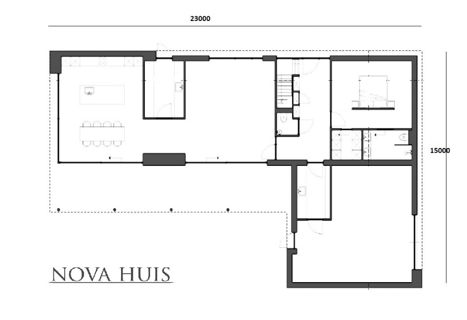 NOVA-HUIS K381 v1 Moderne  levensloopbestendige villa met verdieping staalframebouw Nederland 