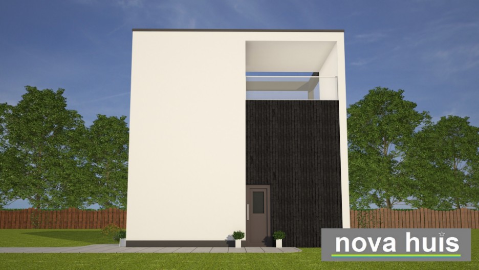 NOVA-HUIS Kubus woningen. Moderne ontwerpen in kubistische vormgeving K111 