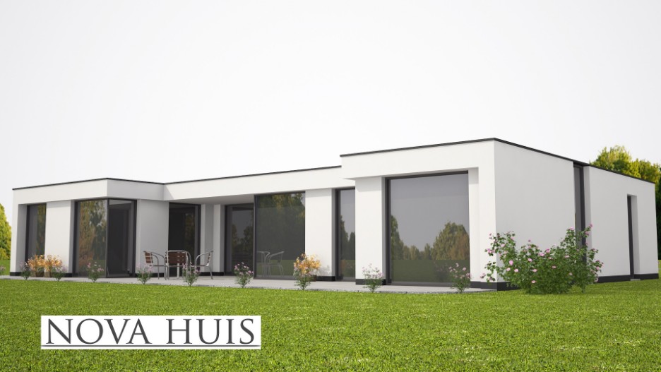 NOVA-HUIS Levensloopbestendige bungalow met inpandige garage of berging onderhoudsarm A70