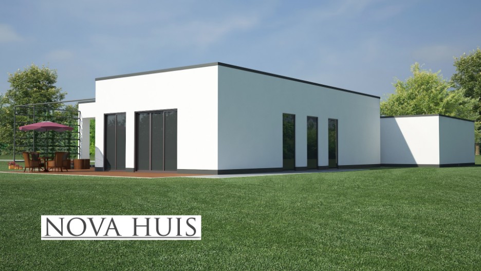 NOVA-HUIS Moderne gelijkvloerse bungalow energieneutraal onderhoudsarm 3