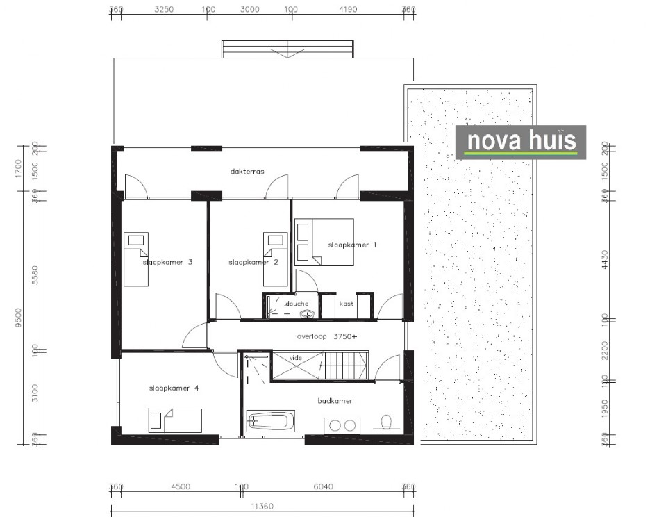 NOVA-HUIS Moderne kubistische woningen in moderne bouwstijl met moderne bouwmethode K97
