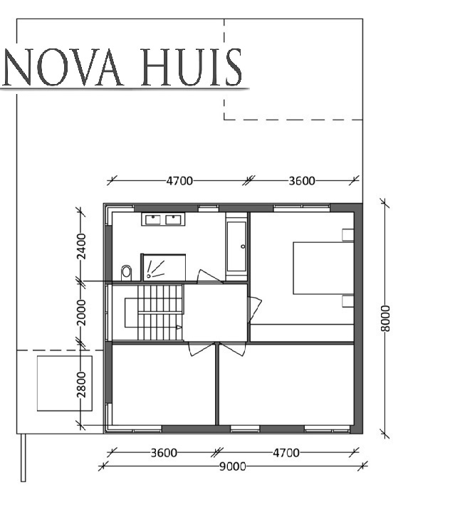 NOVA-HUIS Moderne kubistische woningontwerpen en energieneutrale bouw STAALFRAMEBOUW 155