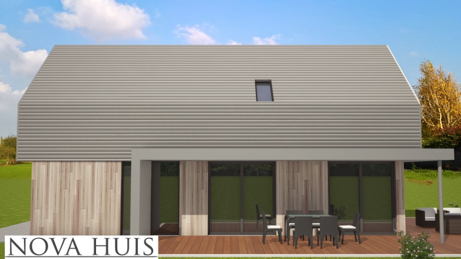 NOVA-HUIS Schuurwoning energieneutraal passief aardbevingsbestendig staalframebouw K96 NOVA-HUIS Schuurwoning energieneutraal passief aardbevingsbestendig staalframebouw K96