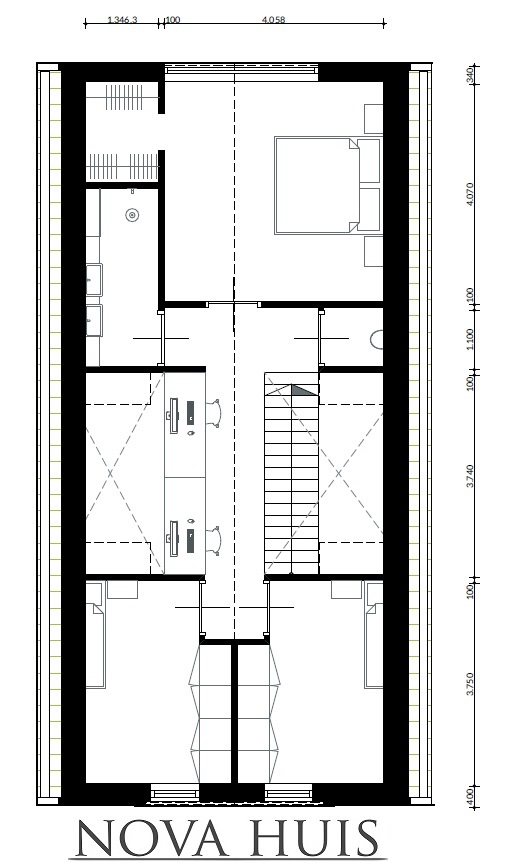 NOVA-HUIS Schuurwoningen type S99 in modern bouwsysteem passieve bouwwijze energieneutraa