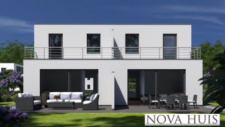 ontwerpen en bouwen woningen 2 onder 1 kap geschakeld