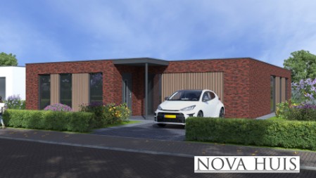 NOVA HUIS bungalow type A196 met plat dak levensloopbestendig