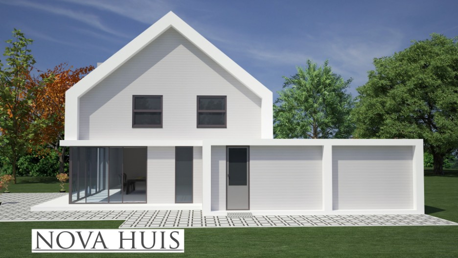 NOVA-HUIS klassieke woning met kap amerikaanse bouwstijl Steelframe typ 1 