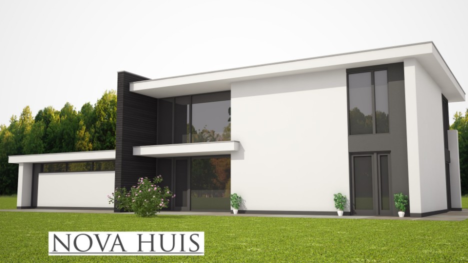 NOVA-HUIS moderne BAUHAUS geinspireerde woning energieneutraal type 267