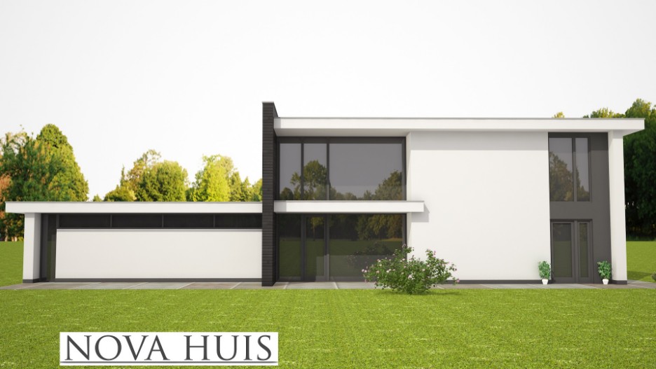 NOVA-HUIS moderne BAUHAUS geinspireerde woning energieneutraal type 267